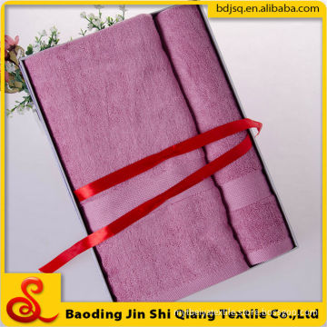 Hot sale High-quality 100% Bamboo Fiber towel pack gift , Twin set towel